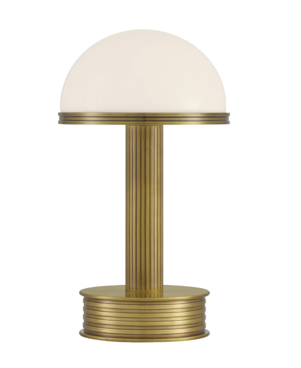 Provencial Brass Cordless Table Lamp