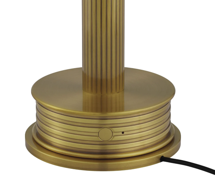 Provencial Brass Cordless Table Lamp