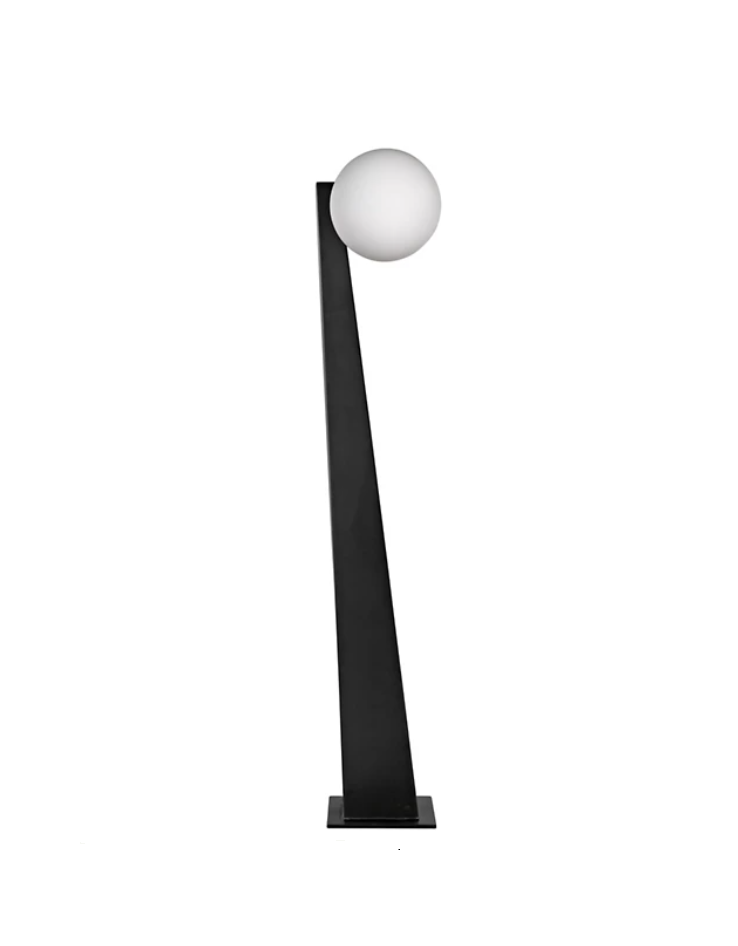 Roy Floor Lamp, Black Metal
