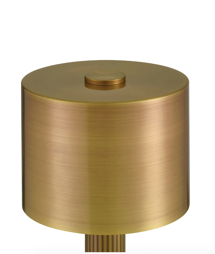The Traverse Brass Cordless Table Lamp