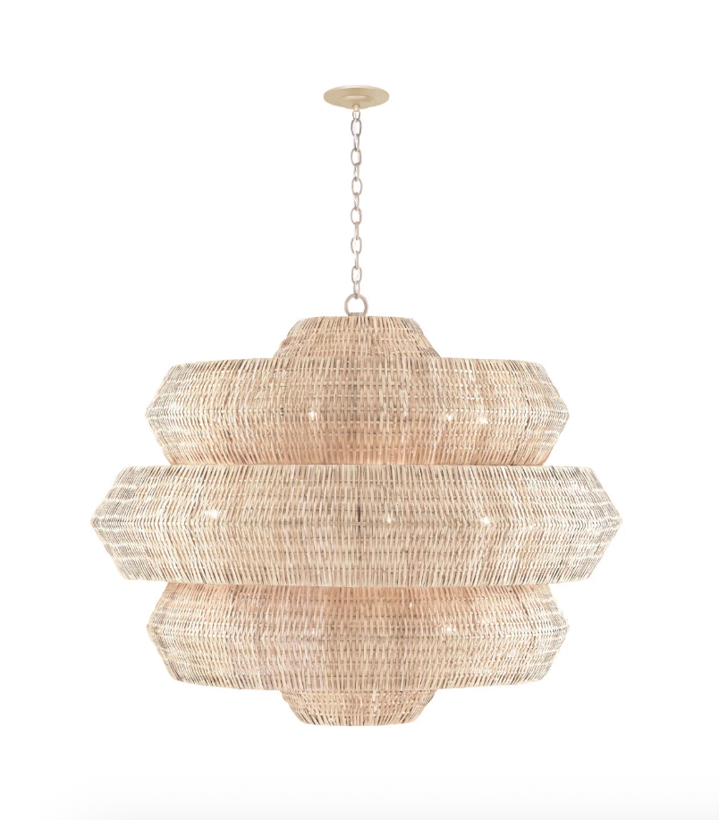 Biarritz Grande White Chandelier