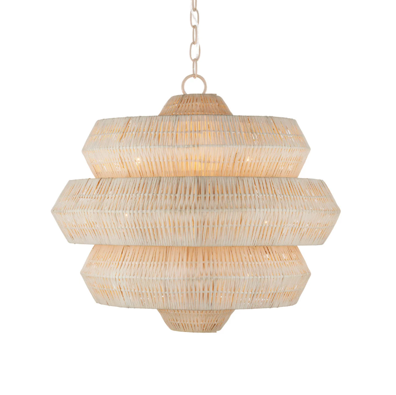Biarritz Small White Chandelier