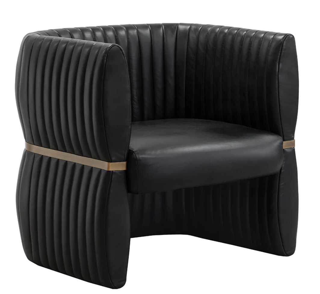 Tryor Lounge Chair - Black