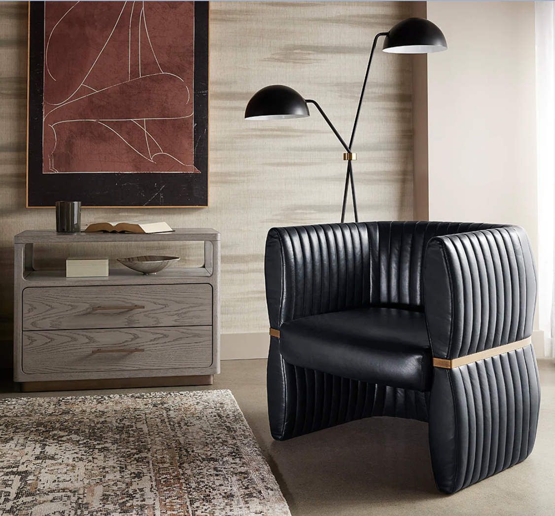Tryor Lounge Chair - Black