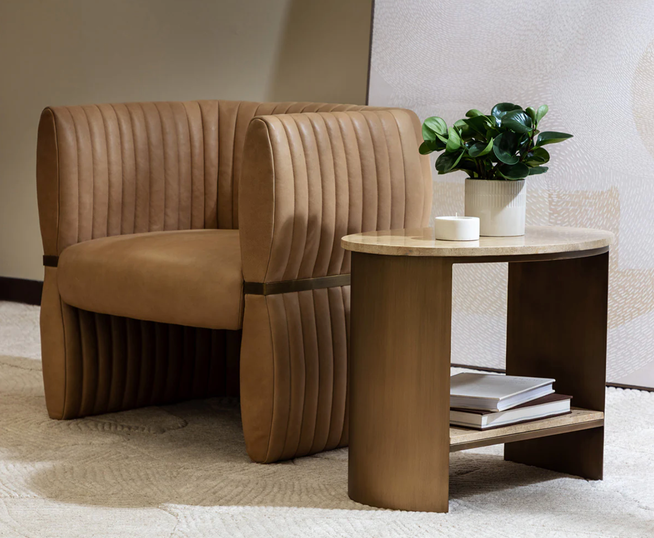 Tryor Lounge Chair - Sahara Sand