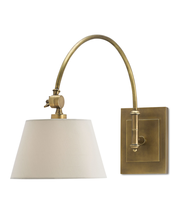 Ashby Brass Swing-Arm Wall Sconce