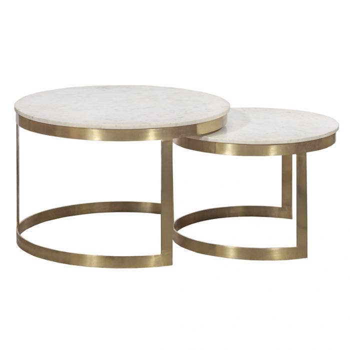 Evelyn Marble Nesting Tables