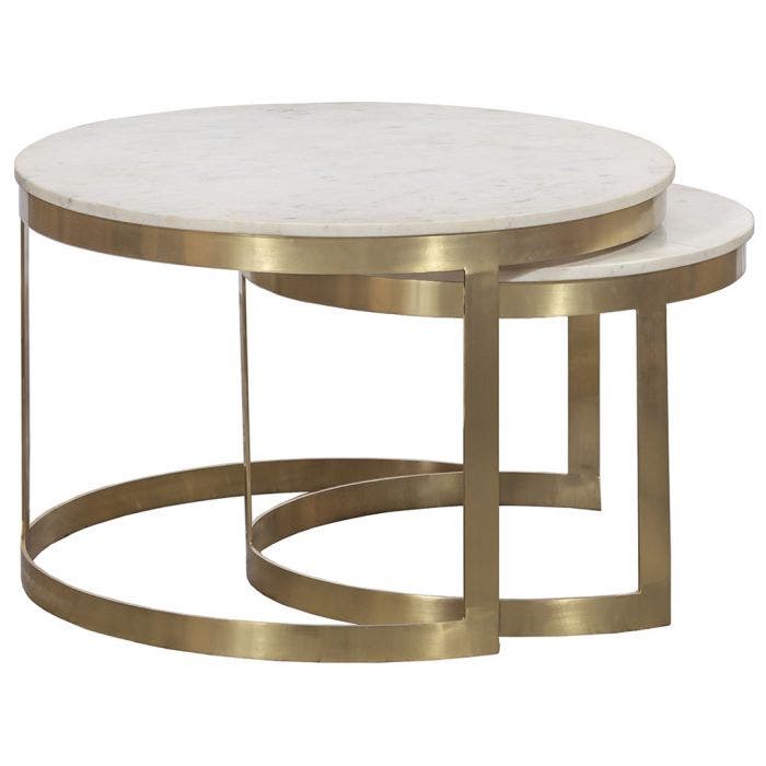Evelyn Marble Nesting Tables