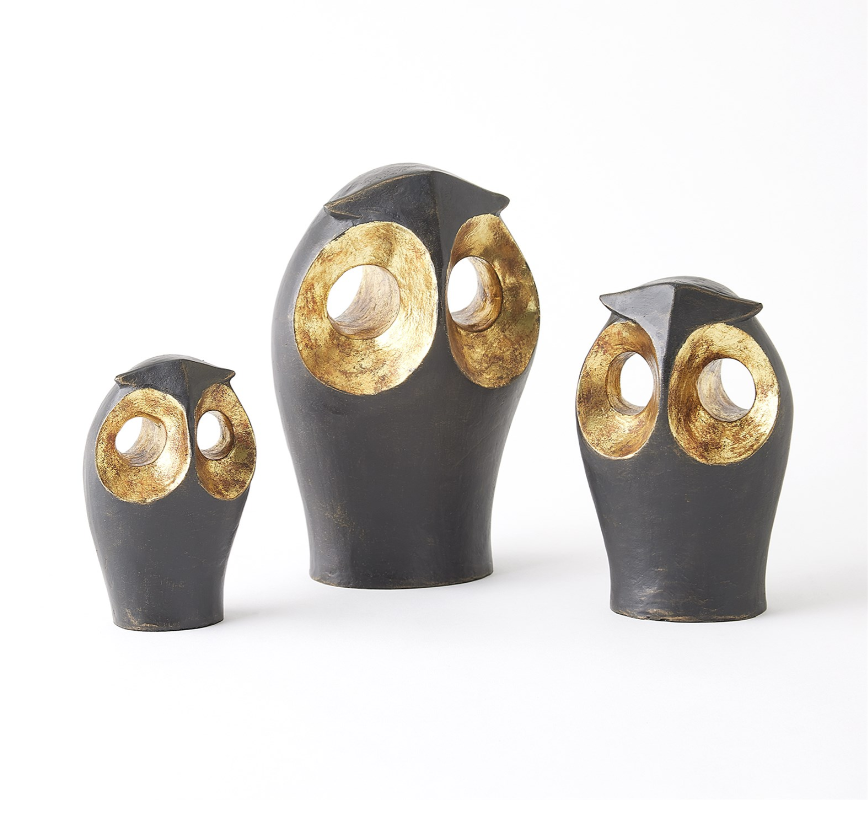 Gold Leaf Owl, large